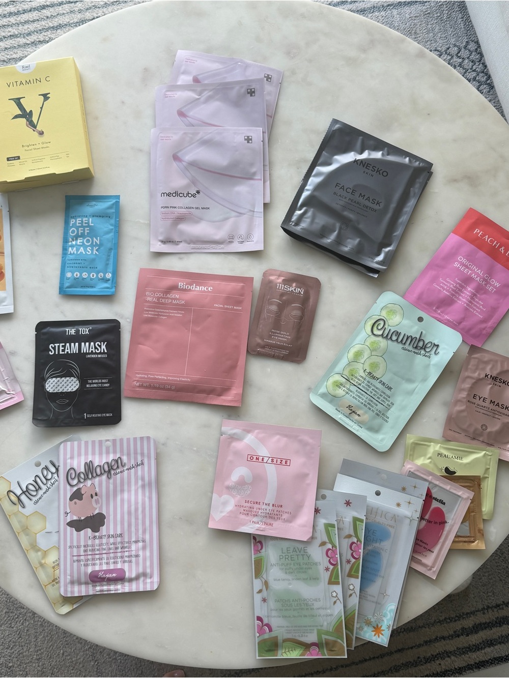 Assorted Face and Eye Masks -